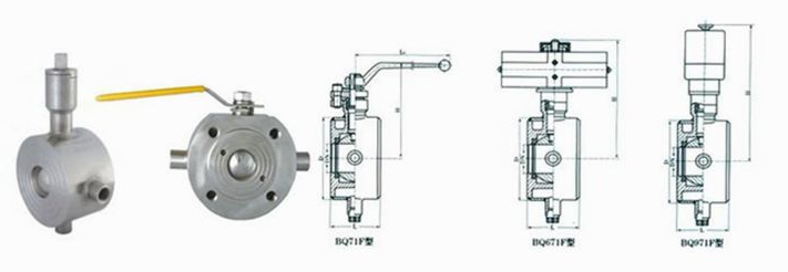 BQ71F对夹式保温球阀