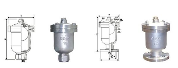 QB1单口排气阀产品结构图