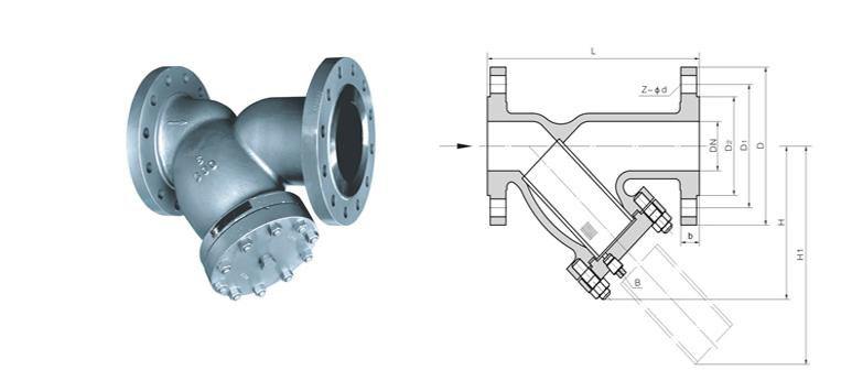 蒸汽过滤器GL41H结构图