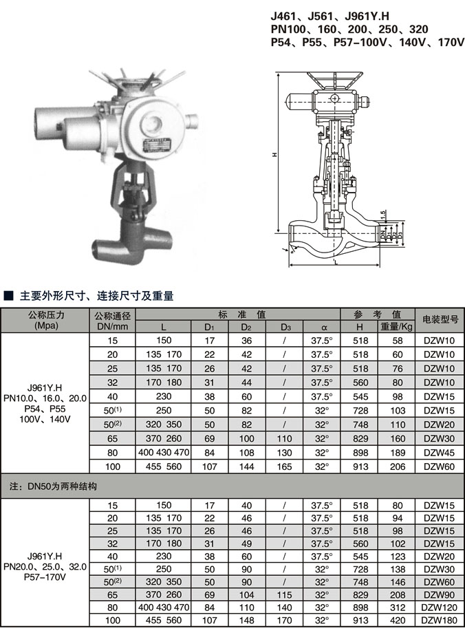 磅级高温高压电站截止阀结构图