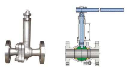 低温球阀结构图